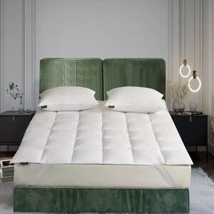 Beautyrest Down Mattress Topper Breathable Queen Hypoallergenic Cotton Blend